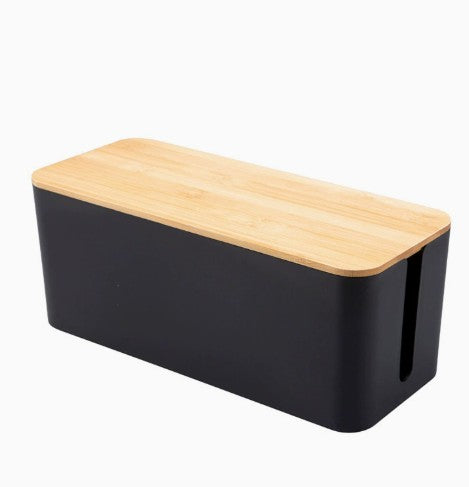 Cable Storage Box - Desktop Organizer