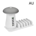 Mushroom Lamp 2-in-1 - LED Lamp met USB Oplader - Nachtlampje & Telefoon Houder - Bureau Accessoire