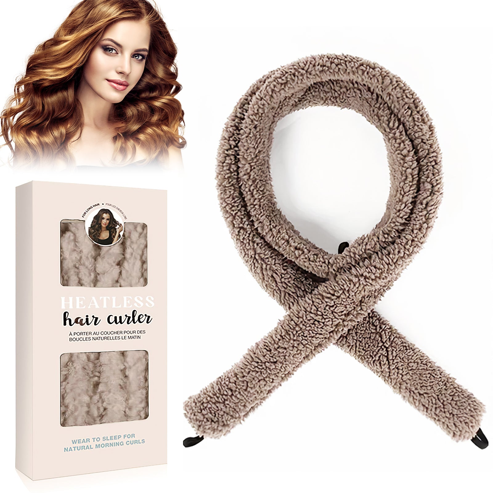 Heatless Hair Curler - Satijn - Krullen Zonder Hitte - Overnight Curls - Voor Alle Haartypes