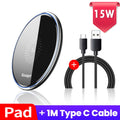 Essager 15W Fast Wireless Charger For iPhone 14 13 12 For Airpods Visible Qi Wireless Charging Pad For Samsung S22 S10 Xiaomi LG