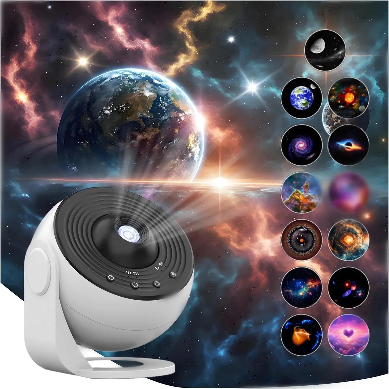 Galaxy Projector Pro - 13-in-1 HD Planetarium Sterrenhemel Projector met Melkweg - 360° Rotatie
